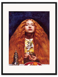 Gerahmter Kunstdruck Die Brautjungfer