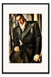 Gerahmter Kunstdruck Porträt eines Mannes