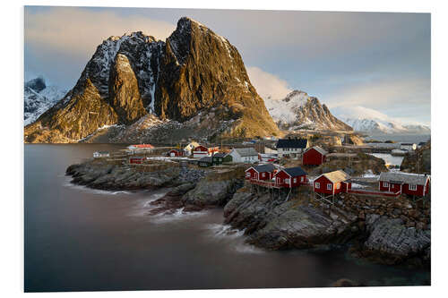 Print på skumplade Hamnoy 06 | Lofoten, Norway