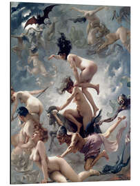 Magnettafel Hexen auf dem Weg zum Sabbat