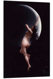 Magnettafel Mond Nymphe