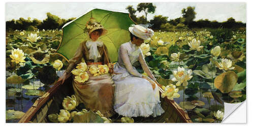 Autocolante decorativo Lotus Lilies, 1888