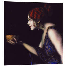 Aluminiumtavla Tilla Durieux as Circe - Franz von Stuck
