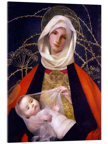 Quadro em acrílico Madonna and Child
