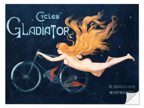 Selvklebende plakat Cycles Gladiator