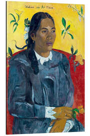 Magnettafel Frau mit Gardenie