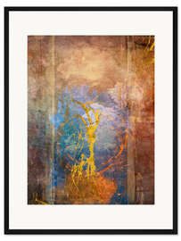 Gerahmter Kunstdruck Muse