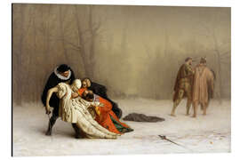 Magnettafel Das Duell nach der Maskerade