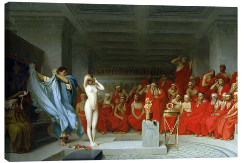 Canvas-taulu Phryne before the Areopagus