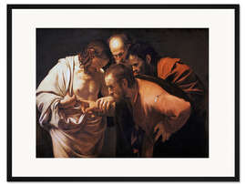 Gerahmter Kunstdruck Der ungläubige Thomas