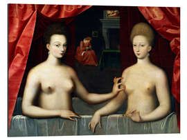 Magnettafel Gabrielle d'Estrées und eine ihrer Schwestern