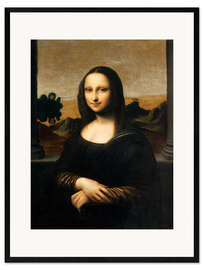 Impression artistique encadrée Mona Lisa d'Isleworth