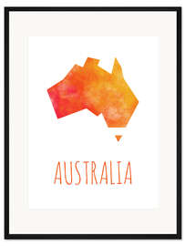 Gerahmter Kunstdruck Australia