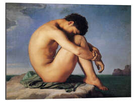 Magnettafel Junger Mann am Meer