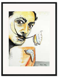 Gerahmter Kunstdruck Dali und die Zeit