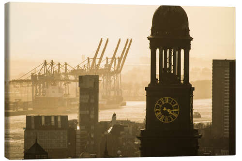 Leinwandbild Hamburger Hafen