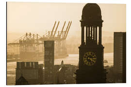 Magnettafel Hamburger Hafen