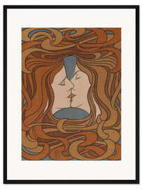 Gerahmter Kunstdruck Der Kuss