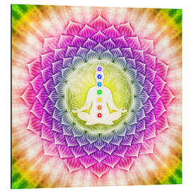 Magnettafel In Meditation Mit Chakren