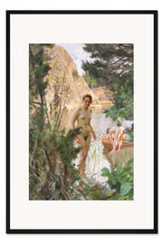 Gerahmter Kunstdruck Die Jolle