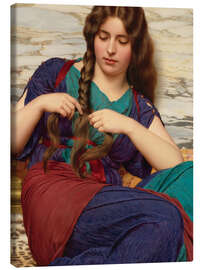 Lienzo A congenial task, detail - John William Godward