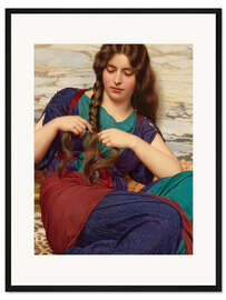 Gerahmter Kunstdruck Eine angenehme Aufgabe, Detail