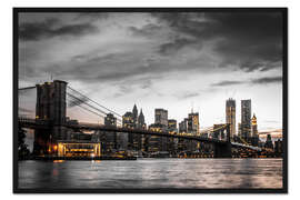Gerahmter Kunstdruck Brooklyn Bridge