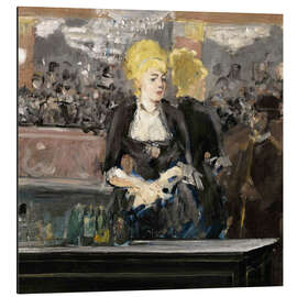 Alubild Bar im Folies Bergère - Édouard Manet
