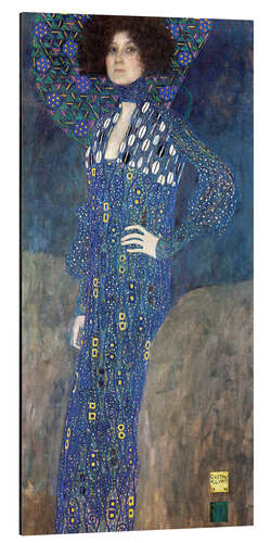 Aluminium print Portrait of Emilie Flöge