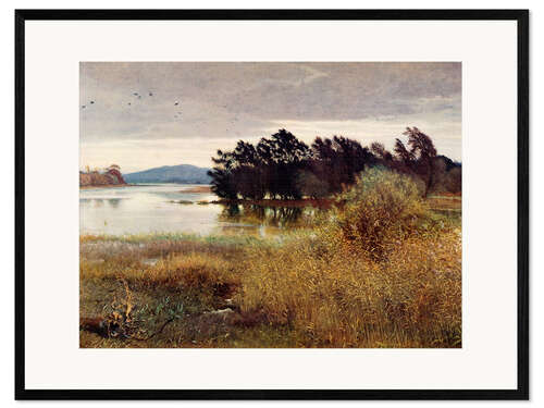 Ingelijste kunstdruk Chill-October