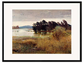 Gerahmter Kunstdruck Kalter Oktober