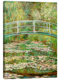 Lærredsbillede  Bridge over the Lily Pond, 1899 - Claude Monet