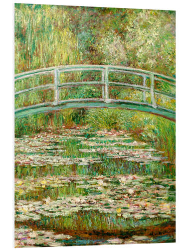 Obraz na PCV Bridge over the Lily Pond, 1899