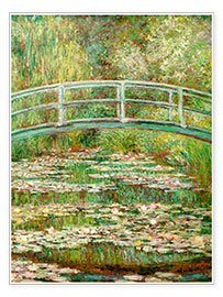 Wall print  Bridge over the Lily Pond, 1899 - Claude Monet