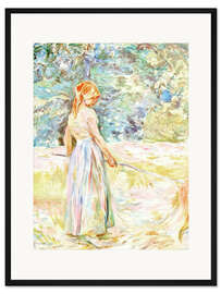 Gerahmter Kunstdruck Heuerin