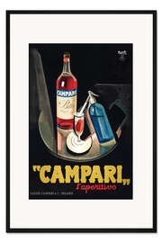Gerahmter Kunstdruck Campari l'Aperitivo I