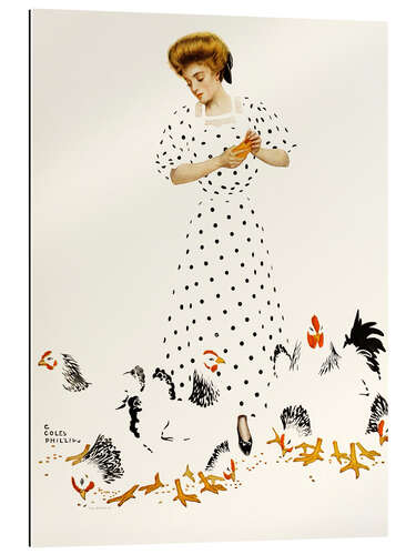 Gallery print Lady With Chickens