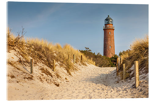 Akrylbillede Lighthouse Darßer Ort near Prerow