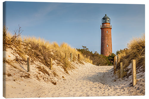 Canvas print Lighthouse Darßer Ort near Prerow