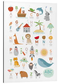 Magnettafel ABC Deutsch - Englisch