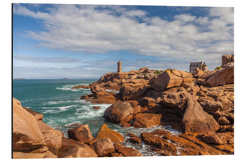 Alumiinitaulu Lighthouse Phare de Ploumanach (Bretagne, France)