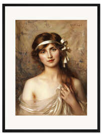 Gerahmter Kunstdruck Das weiße Band