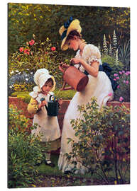 Magnettafel Gartenarbeit