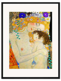 Framed art print Mother and Child (detail) II - Gustav Klimt