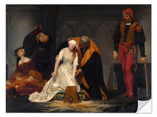 Wall sticker The Execution of Lady Jane Grey