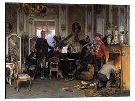 Magnettafel Im Etappenquartier vor Paris 