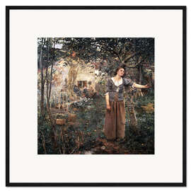 Impressão artística com moldura Joan of Arc