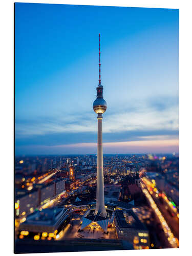 Tableau en aluminium Berlin, Fernsehturm