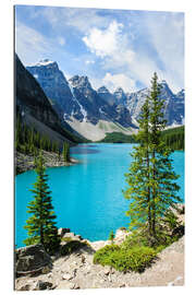 Galleritryck Moraine Lake in the valley of ten peaks, Banff National Park, Alberta, Canada