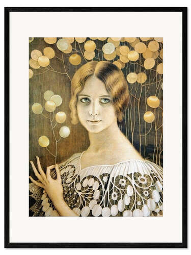 Framed art print Tip (Gold)